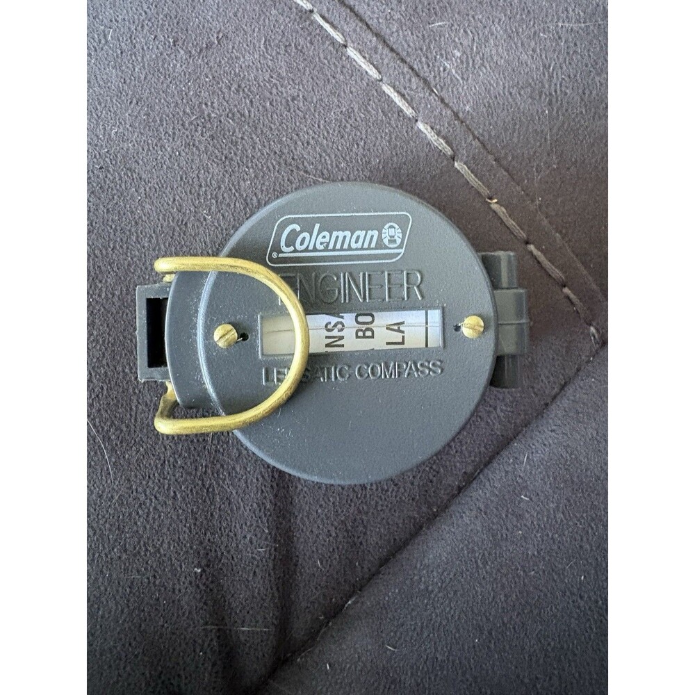 COLEMAN LENSATIC ENGINEER HUNTING  HIKING CAMPING OUTDOOR COMPASS GRAY 2008